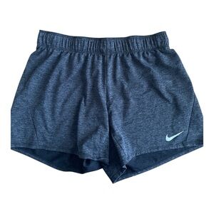 Nike Dri-Fit Gray and Black Athletic Shorts Lightweight Performance